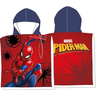 Faro Plážové pončo Spiderman red 55 x 55 cm