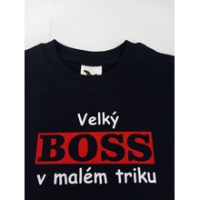 Tričko VELKÝ Boss modrá