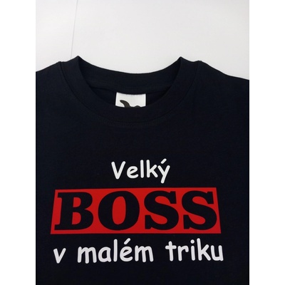 Tričko VELKÝ Boss modrá