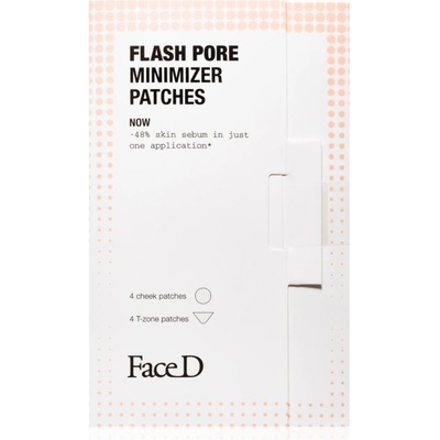 Face D Flash Pore Minimizer exfoliačné vankúšiky pre hydratáciu pleti a minimalizáciu pórov 8 ks