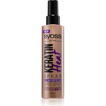 Syoss Keratin защитен спрей за топлинно третиране на косата 200ml