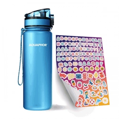 Aquaphor Бутилка Сити филтрираща Ледниково синьо Aquaphor 500мл