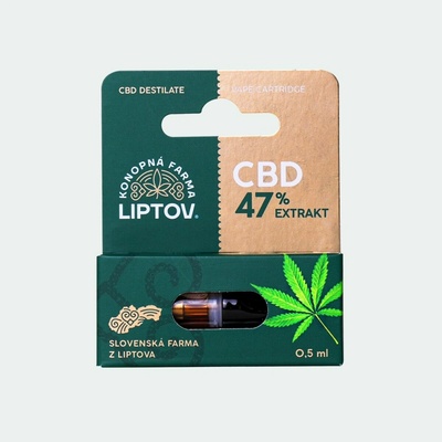 Konopná farma Liptov CBD Cartridge 0,5 ml