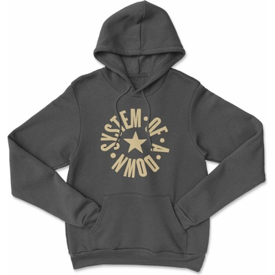System of a Down Circle Star Logo Dark Grey