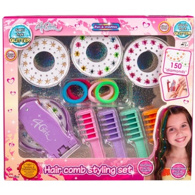 4-girlz Hair Decoration Set W/ Combs (63243)