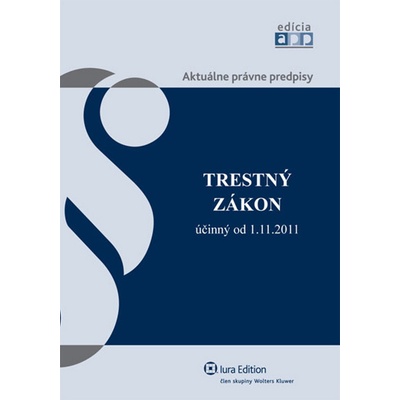 TRESTNÝ ZÁKON účinný k 1.11.2011