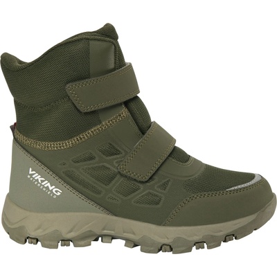 Viking Детски зимни ботуши Viking Kid's Track Warm Waterproof 2V Winter boots - Olive - размер 30 (EU) (702-4635-0211)