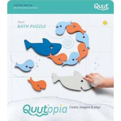 QUUTopia Žralok Puzzle do vody 2D uni