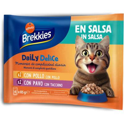Brekkies Daily Delice 24 x losos a tuniak 85 g
