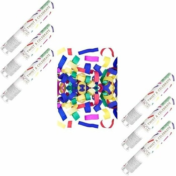 PARTYDECO Konfety mix farieb – farebný papier 6 ks, 20 cm 8595596326570