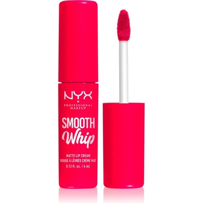 NYX Cosmetics Smooth Whip Matte Lip Cream кадифено червило с изглаждащ ефект цвят 10 Pillow Fight 4ml