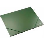 TITANUM A4 briefcase with rubber band green matt