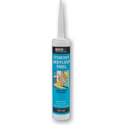 MASTERsil Štukový akrylátový tmel biela 315 ml