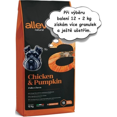 Alleva Natural Puppy Maxi Chicken and Pumpkin 14 kg