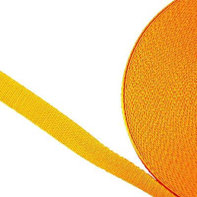 Pro Háčkování Popruh polypropylénový 2 cm oranžovožlutý