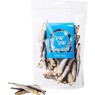 Raw Raw pochoutka mrazem sušené Šproty celé 100 g