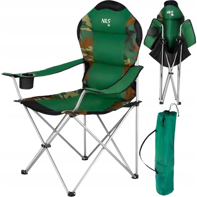 NILS CAMP Skládací křeslo NILS Camp NC3080, zelené