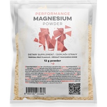 BrainMax Performance Magnesium Powder, hořčík bisglycinát v prášku, 12 g, 2 dávky Tropické ovoce