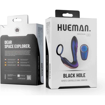 Hueman Hole Anal Vibrator With Cockring
