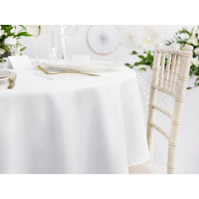 Party deco Ubrus polyester 300 cm x 300 cm kulatý