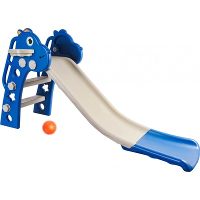 Aga4Kids Šmykľavka s madlom 130 cm DS3701modrá
