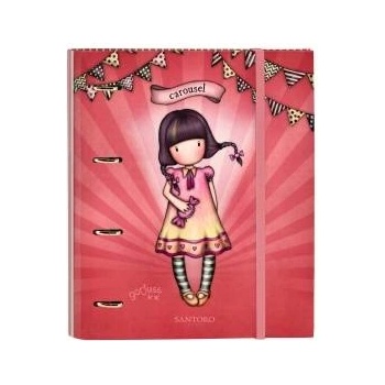 Gorjuss Папка с пръстени Gorjuss Carousel Сьомга (27 x 32 x 3.5 cm)