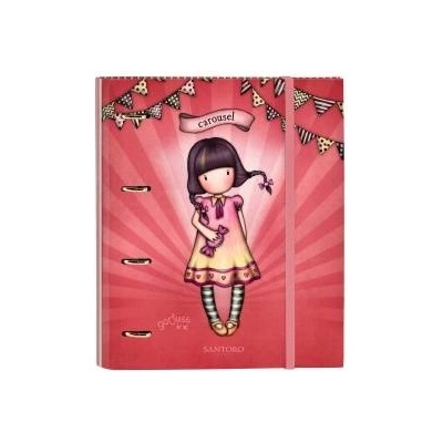 Gorjuss Папка с пръстени Gorjuss Carousel Сьомга (27 x 32 x 3.5 cm)