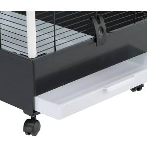Ferplast - Canary and small bird aviary - Клетка за канарчета, екзотични и други малки птици - размер 76, 5 x 57 x 16 1, 5 h см