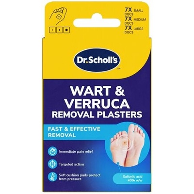 SCHOLL náplasti na bradavice 21 ks