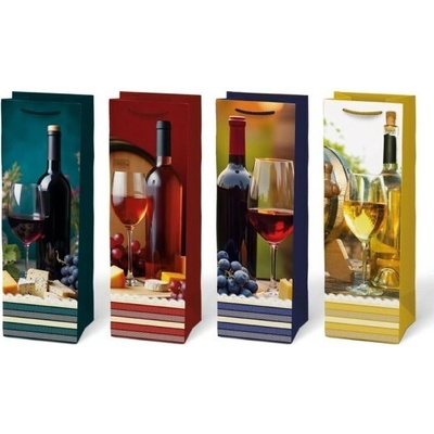 MFP Dárková taška na víno T12 - mix 88 - 12 x 36 cm - 5252890