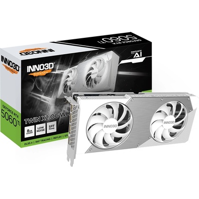 Inno3D GeForce RTX 5060 Ti TWIN X2 OC WHITE 8GB GDDR7 128bit (N506T2-08D7X-193075W)