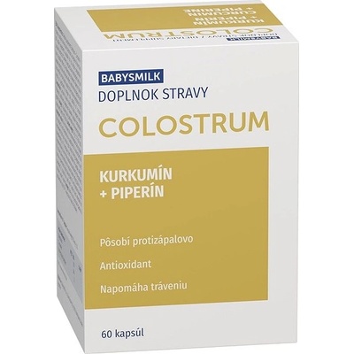 Babysmilk Colostrum + Kurkumín + Piperín 60 kapsúl