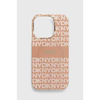 DKNY Кейс за телефон Dkny iPhone 14 Pro 6.1 в оранжево DKHMP14LHRHSEP (DKHMP14LHRHSEP)