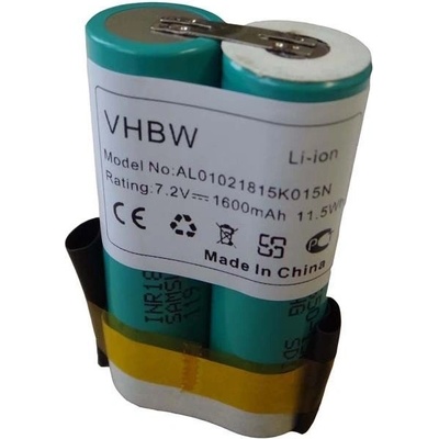 VHBW Батерия за Gardena Accu80, 7.4 V, 1.6 Ah (800106244)