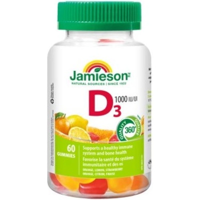 Jamieson Витамин D3 1000 IU 60 таблетки