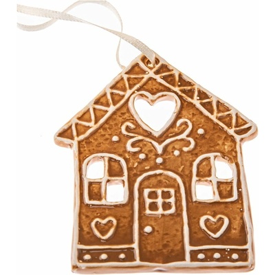 Dakls Gingerbread House vánoční ozdoba hnědá