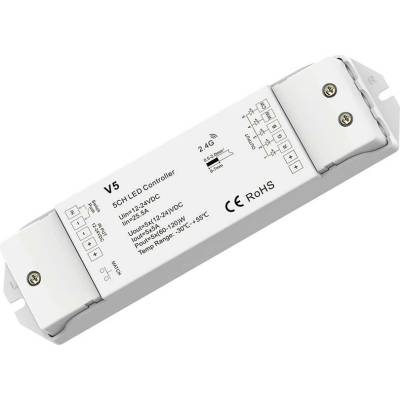 Optonica LED CONTROLLER V5 12-24VDC 5A*5CH MAX25A 300W/600W (12V/24V)