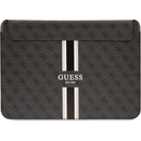 Tašky a batohy na notebooky Guess PU 4G Printed Stripes Computer Sleeve 13/14" Black GUCS14P4RPSK