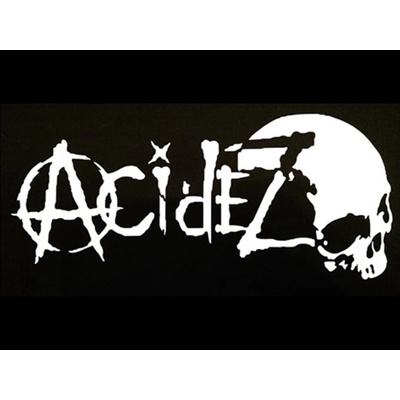 Zádovka ACIDEZ nápis