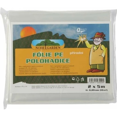 Fólie PE polohadice přírodní - 0,09mm,2x5m