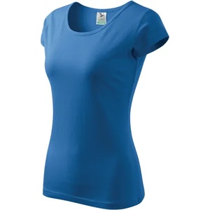 Malfini Pure дамска тениска, светлосиня, 150г/м2 (12214)
