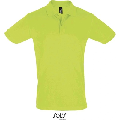 Sol´s Collection polokošile Perfect Men krátký rukáv pánská Cot-25113409301 zelené jablko