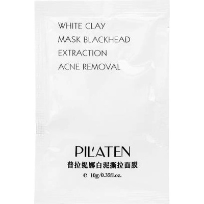 Pilaten White Clay почистваща маска за черни точки и акне 10 гр за жени
