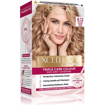 L'Oréal Excellence Creme боя за коса цвят 8.12 Natural Frosted Beige Blond