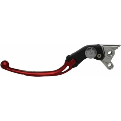 ACCOSSATO Adjustable folding lever ACCOSSATO LV008 in aluminium for original clutch master cylinders červené