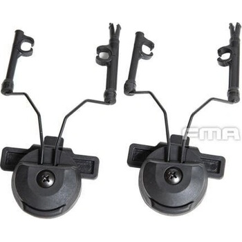 Adaptér EX3.0 GEN2 Rails na prilbu pre slúchadlá FMA Čierna