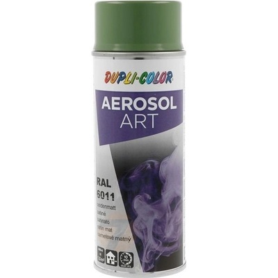 Dupli Color ART RAL 6011 zelená polomatná farba v spreji 400 ml