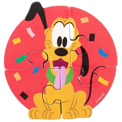 Orange Tree Toys Дървен пъзел, Плуто- Disney 100 (OTTD100873)