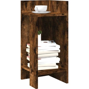 vidaXL Странични маси с рафт, 2 бр, опушен дъб, 25, 5x27x60 см (858551)