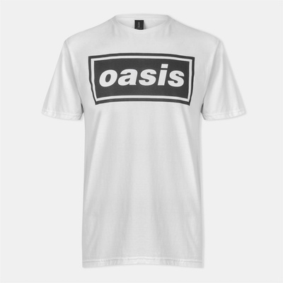 Official Мъжка тениска Official Oasis T-Shirt Mens - Wht Box Logo